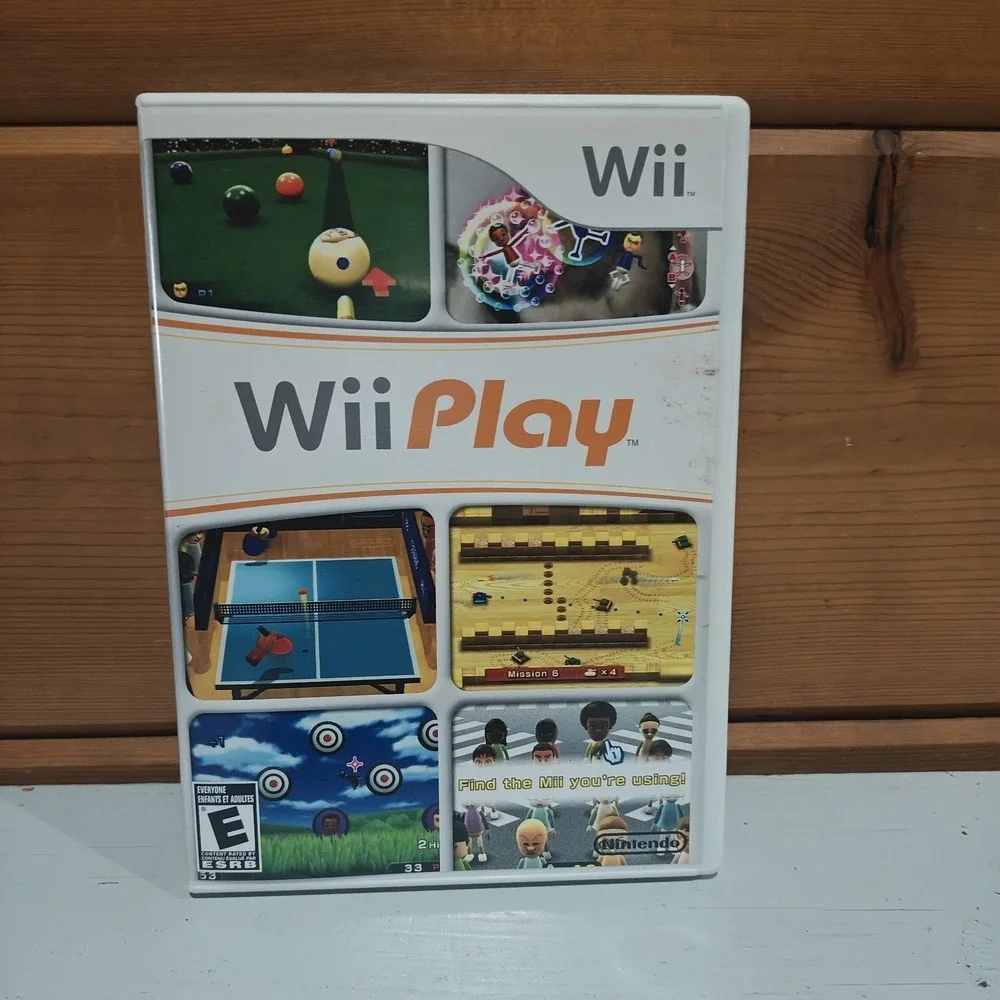 Wii Play‎ (Wii, 2007) with Case and Manual